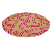 星条模様の線 カッティングボード (角)