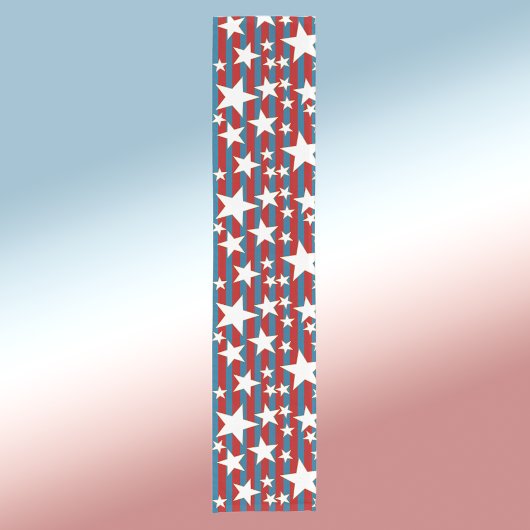 星条模様の ショートテーブルランナー