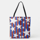 星条模様の トートバッグ (正面)