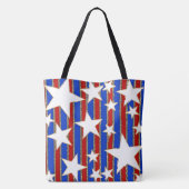 星条模様の トートバッグ (裏面)