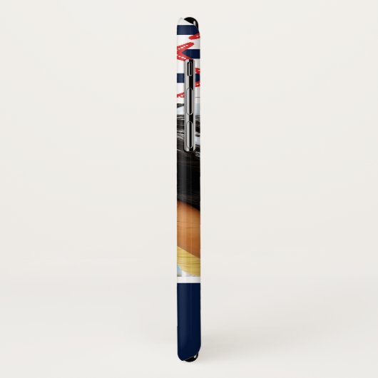 星条模様 |写真と名前 Case-Mate iPhoneケース (裏面/左)