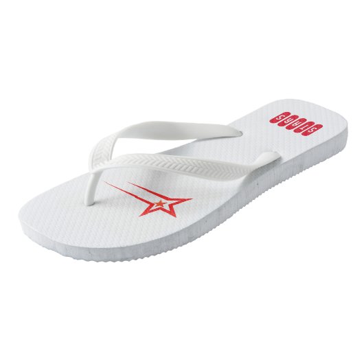 星柄プリントおしゃれサンダル メンズ レディース ビーチサンダル (アングル)