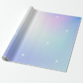 星柄ミックスカラー ギフト包装紙 ラッピングペーパー (アンロールド)
