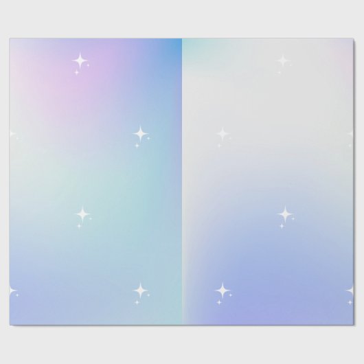 星柄ミックスカラー ギフト包装紙 ラッピングペーパー (シーム)