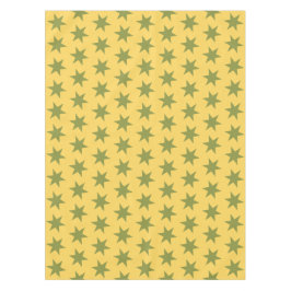 星模様トレンドカラー金ゴールド緑（黄） テーブルクロス