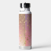 星模様ピープルパープル金ゴールド勾配 ウォーターボトル (右面)