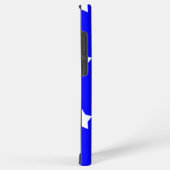 星模様（赤と青） SAMSUNG GALAXYケース (右側面)