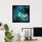 星物質プリント ポスター (ホームオフィス)