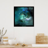 星物質プリント ポスター (キッチン)