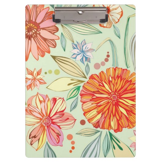 星状体が付いているパターン クリップボード (正面)