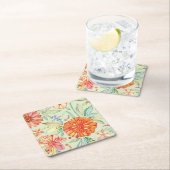 星状体が付いているパターン スクエアペーパーコースター (インサイチュ)