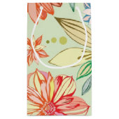 星状体が付いているパターン スモールペーパーバッグ (裏面)