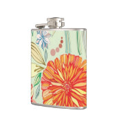 星状体が付いているパターン フラスク (左)