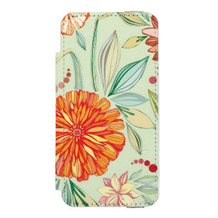 星状体が付いているパターン iPhone SE/5/5sウォレットケース