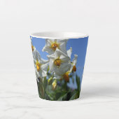 星状花ソラヌム結節 カフェラテマグ (正面)