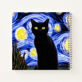 星猫ナイトノート ノートブック (裏面)