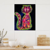 星猫ポスター ポスター (キッチン)