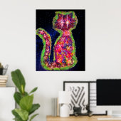 星猫ポスター ポスター (ホームオフィス)