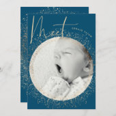 星生まれ |写真生まれたばかりの誕生 (正面/裏面)