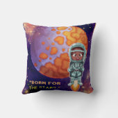 星生まれ、宇宙飛行士 クッション (裏面)