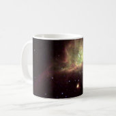 星白熱［赤熱］光を放つ形成領域のガス雲 コーヒーマグカップ (正面左)