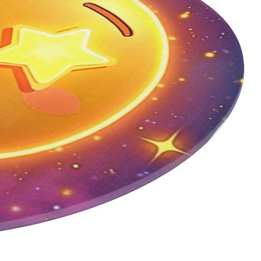 星目絵文字の喜び カッティングボード (角)