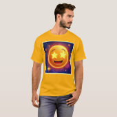 星目絵文字の喜び Tシャツ (正面フル)