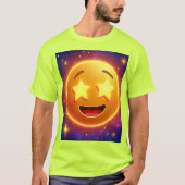 星目絵文字の喜び Tシャツ (正面)