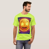 星目絵文字の喜び Tシャツ (正面フル)