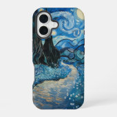 星空が咲く夜 iPhone 16ケース (裏面)