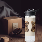 🐶星空が背景のかわいい犬たち✨ ウォーターボトル