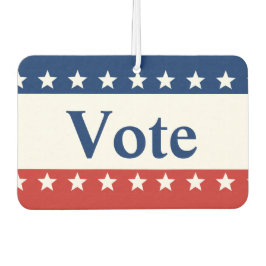 星空で赤と青の愛国心を投票 カーエアーフレッシュナー