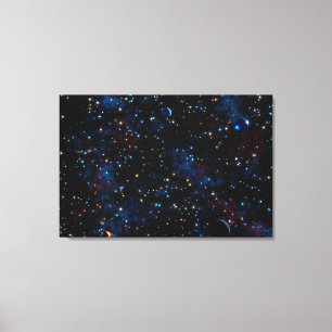 星空と星と惑星 キャンバスプリント