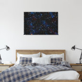 星空と星と惑星 キャンバスプリント (インサイチュ (寝室))