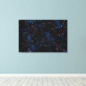星空と星と惑星 キャンバスプリント (インサイチュ (ウッドフロア))