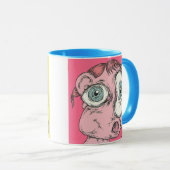 星空と生意気なサル マグカップ (正面右)