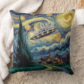 星空とUFO クッション (ブランケット)