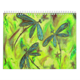 星空に浮かぶトンボ カレンダー