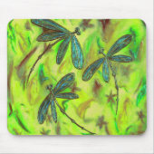 星空に浮かぶトンボ マウスパッド (正面)