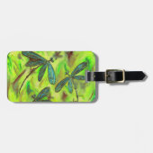 星空に浮かぶトンボ ラゲッジタグ (正面横)