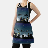 星空に浮かぶ市鳥 エプロン (インサイチュ)