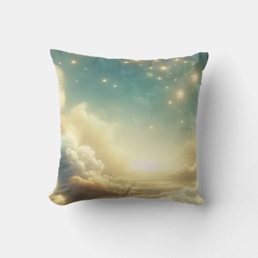 星空に輝く星 クッション (正面)