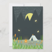 星空のイブニングバースデー 招待状 (裏面)