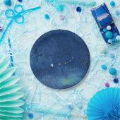  星空のイラスト  ペーパープレート (パーティー)