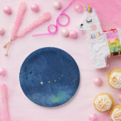  星空のイラスト  ペーパープレート (パーティー)