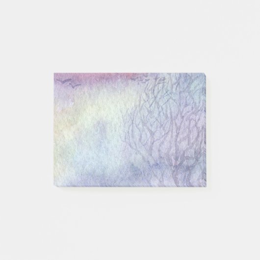 星空のインスピレーションを探しているjPoodle犬 ポストイット (正面)