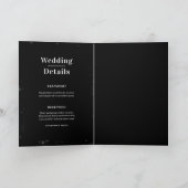 星空のウェディング 招待状、天体ウェディング 招待状 (内部)