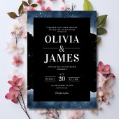 星空のウェディング 招待状、天体ウェディング 招待状