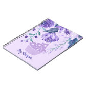 星空のカップケーキノート ノートブック (左側)