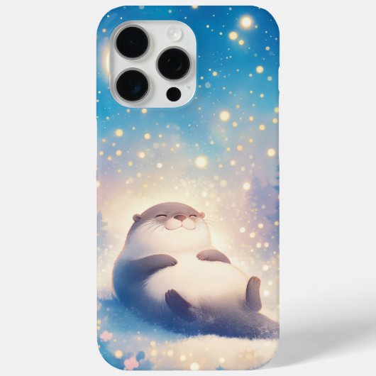 星空のカワウソの夜 Case-Mate iPhoneケース (裏面)